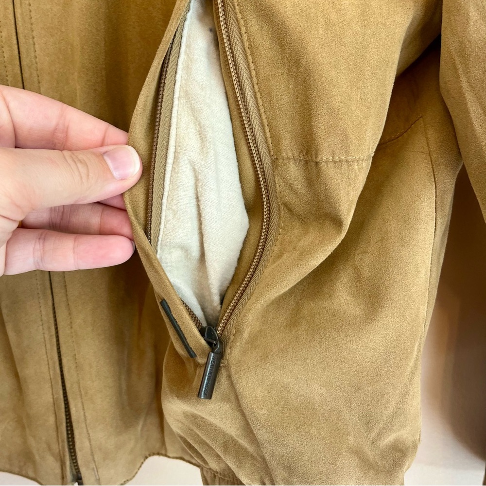 Weatherproof Men's Chore Jacket, Faux Suede, Tan, Size XL, Vintage style - Picture 9 of 12
